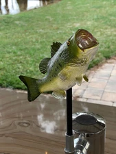 Figural LARGE MOUTH BASS fishing lake house home bar kegerator beer tap handle