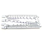 Bolt  Thread Inch&Metric Thread Tester Bolt Gauges Metric Size  Tester5469