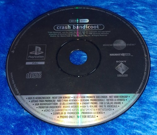 Crash Bandicoot SONY PS1 Playstation 1 ***SELTENE PROMO VERSION*** PAL - Bild 4 von 4