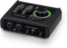  Mini 2 Channel Usb Audio Interface For Recording, Streaming And Podcasting