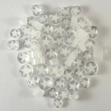 White Star Murrine 12104-96 Millefiori COE 96 Glacial Art Glass Fusing Supplies