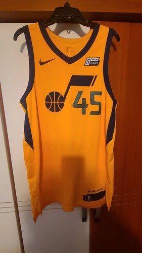 Donovan Mitchell 2017-18 Utah Jazz Authentic Pro Cut Rookie Game Jersey & Shorts - Picture 5 of 14