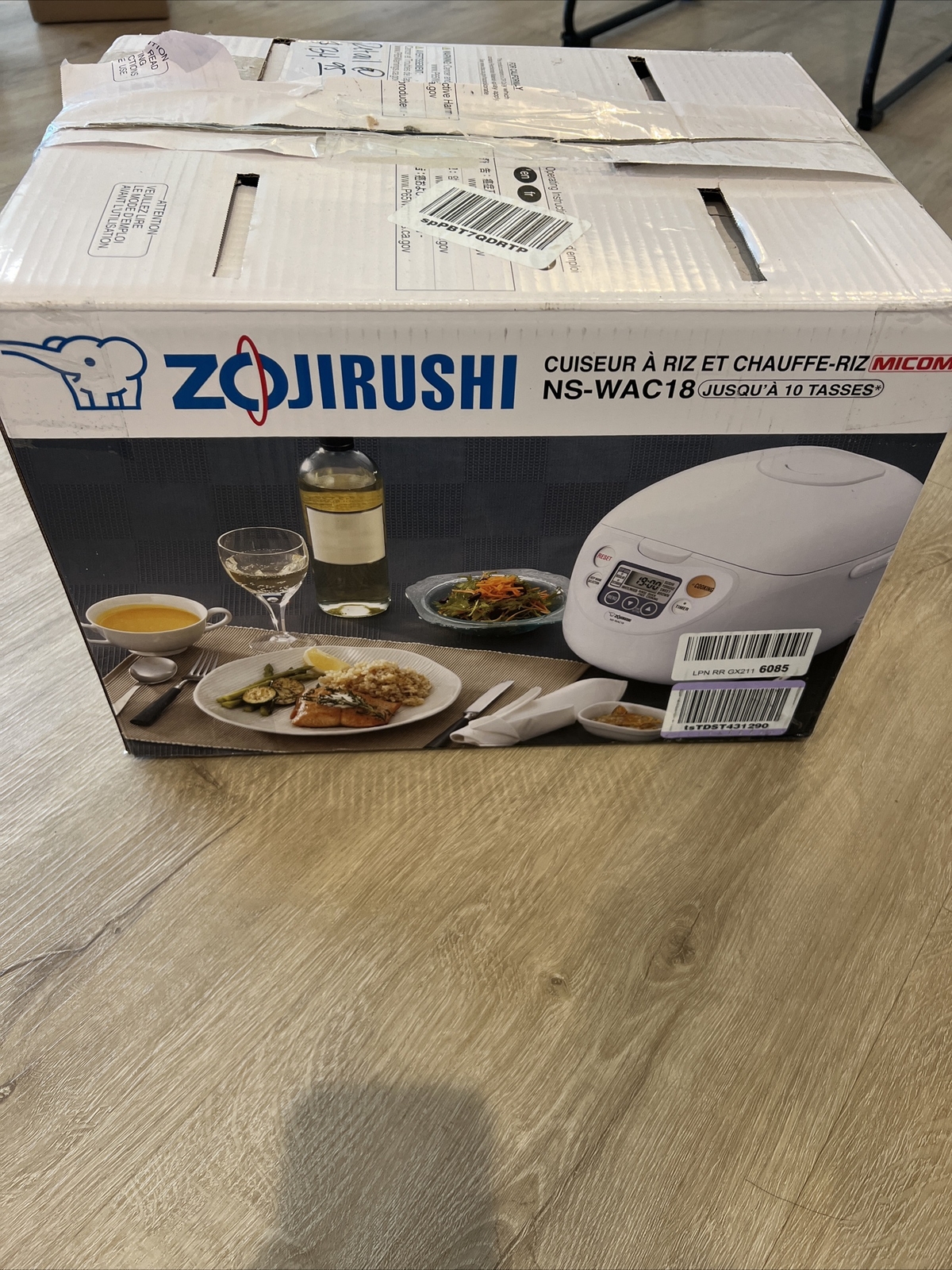 Zojirushi NSWAC18WD Rice Cooker & Steamer White eBay