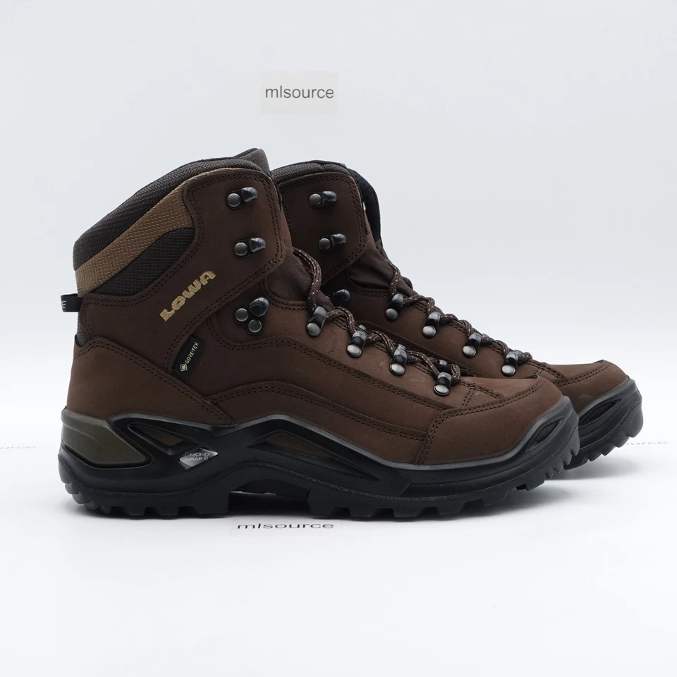 Bota de Senderismo Impermeable Lowa Renegade GTX Mid Gore-Tex Para Hombre 310945-0442 Espresso Foto 2 de 4