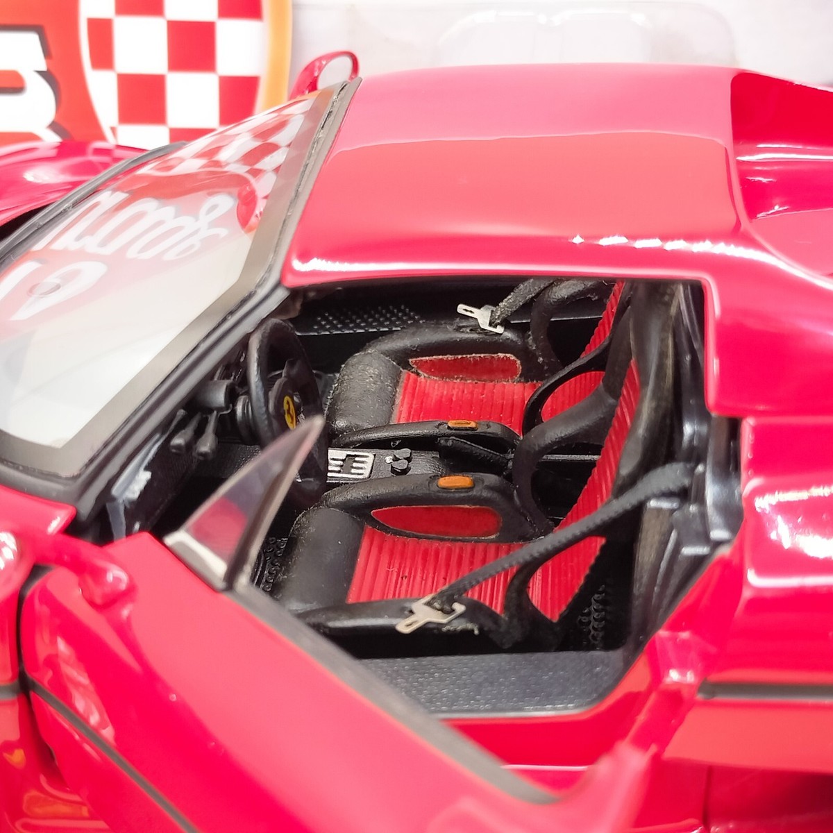 Hot Wheels Elite 1/18 Ferrari F50 Red Diecast *moldy smell Hot Wheels Elite 1/18 Ferrari F50 Red Diecast *moldy smell