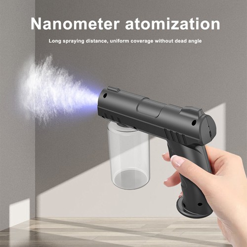 USB 280ML Wireless Blue Light Nano Steam Atomizer Fogger Disinfection Spray Guns - Picture 7 of 13