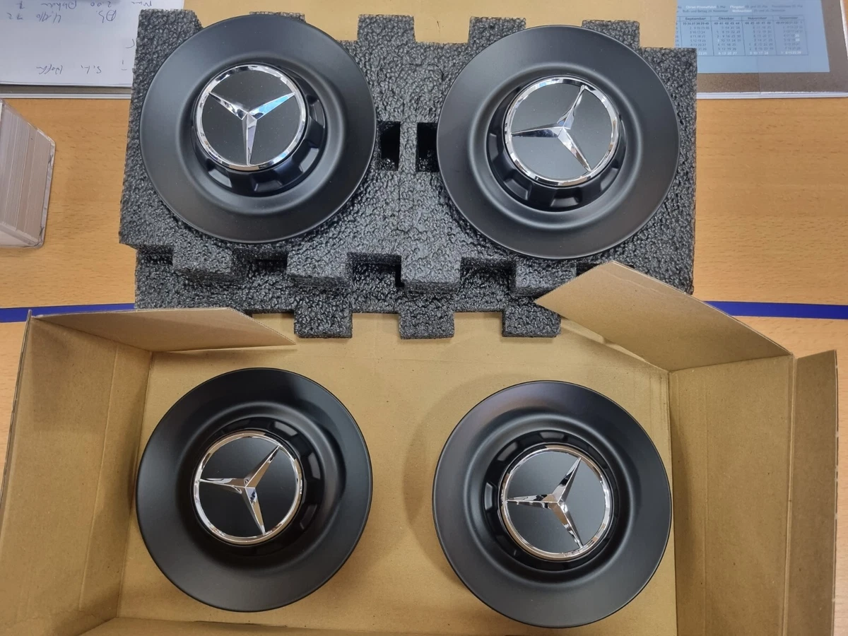 4 x Original Mercedes AMG Nabendeckel • C63 E63 W213 W205 