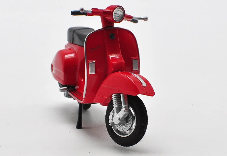 Welly 1:18 Vespa 2016 PX MOTORCYCLE BIKE DIECAST MODEL Toy NEW IN BOX Red - Image 2 of 4