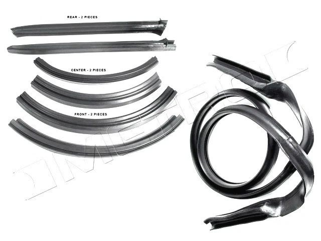 1962-65 Plymouth Fury Belvedere Satellite convertible top weatherstrip seal set - Image 2 of 2
