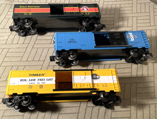 LIONEL 6-29209 6464 BOXCAR SERIES VII: GREAT NORTHERN, TIMKEN, BOSTON MAINE NEW - Picture 8 of 11