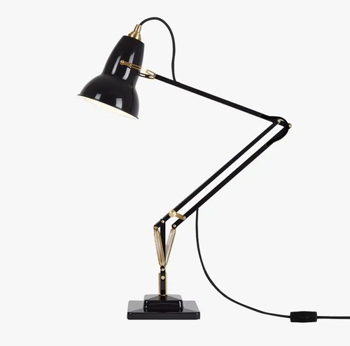 Original 1227 Messing Schreibtischlampe - Einzelhandel @ $ 390 - tiefschwarz - BRANDNEU/IN BOX - Anglepoise
