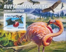 Sao Tome e Principe bloc-feuillet 1205 neuf avec gomme originale 2016 Oiseaux