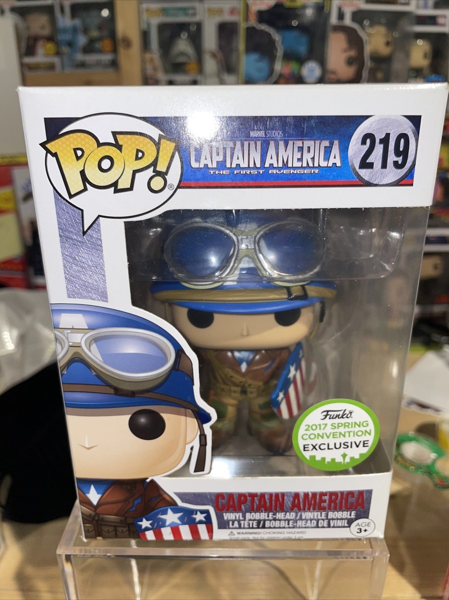 popマーベル Funko Pop! Marvel Captain America #219 2017 Spring