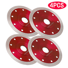 4Pcs 115mm 4.5" Angle Grinder Disc Thin Diamond Dry Cutting For Porcelain Tile