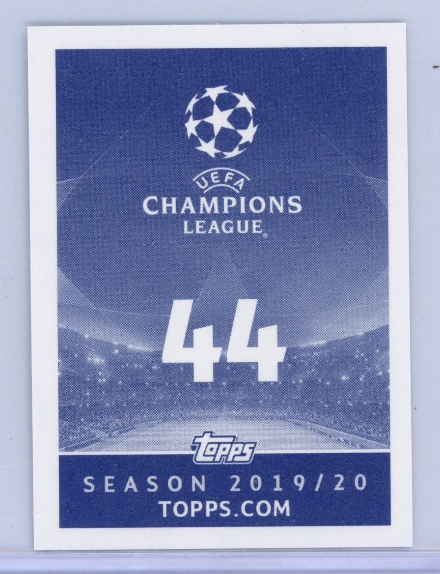 2019-20 Topps UEFA LIONEL MESSI Mini Foil Sticker #44 BARCELONA W252 view 2