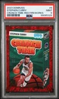 2023 Panini Donruss Basketball Red Fireworks Stephen Curry #6 PSA 9