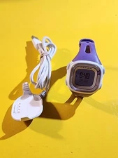 Garmin Forerunner 10 White With Purple/Black GPS Running Watch With Charger