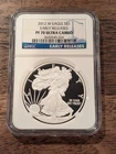 2012 W Proof American Silver Eagle Dollar NGC PF70 Ultra Cameo Early Release