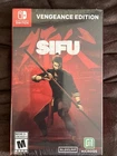 NEW Sifu Vengeance Edition Nintendo Switch Cartridge Special Sealed Game