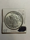 1934-D Peace Silver Dollar AU/UNC Better Date