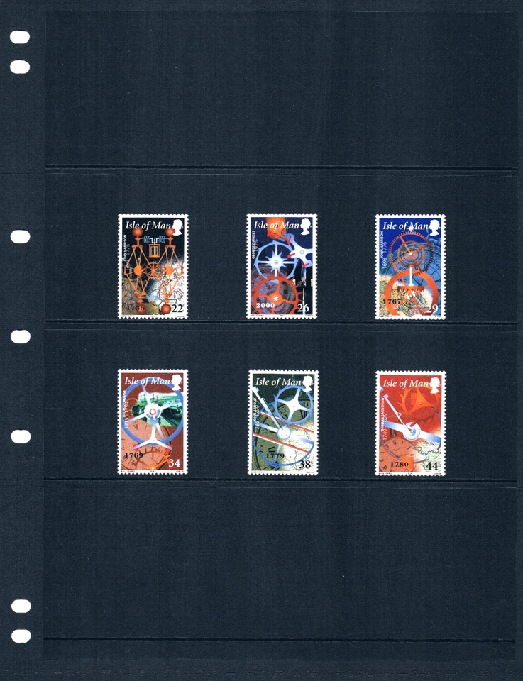 $5.65 Scott Value - 2000 ISLE OF MAN GB UK History of Time-Keeping CV MNH NH UMM - image 2 of 4