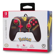 Nintendo Switch Enhanced Wired Controller Pokémon Pikachu (Open Box) NEW