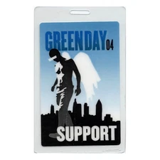 Green Day 2004 Concert Laminated Backstage Pass American Idiot Tour