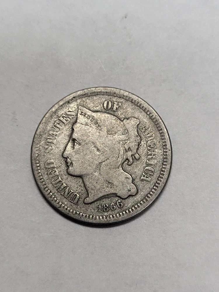 US Three Cent Nickels 1866 for sale | eBay