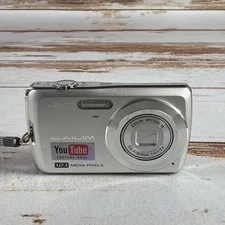 Casio EXILIM ZOOM EX-Z35 12.1MP Digital Camera Silver ( NO CHARGER )