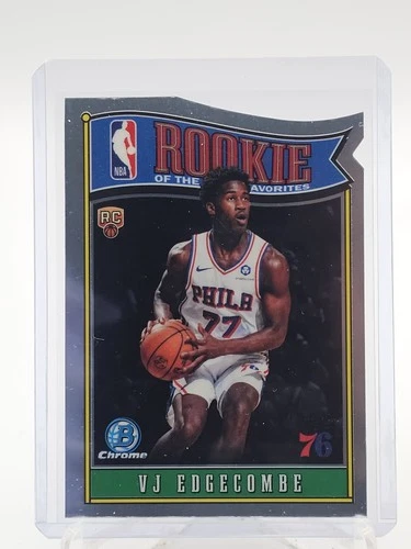 VJ EDGECOMBE 2025-26 BOWMAN CHROME ROOKIE OF THE YEAR FAVORITES DIE CUT Q2620