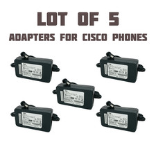 LOT OF 5 Genuine TriW Cisco EADP-18FB B 48VDC Adapter Power Supply 34-1977-05