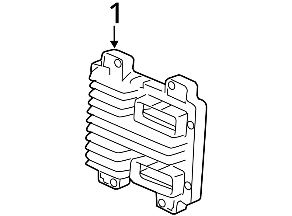 Módulo de control electrónico ECM del motor 2,4 L compatible con 07-12 MALIBU 863067 Foto 3 de 4