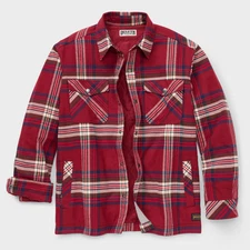 Duluth Trading Men’s Folklore Flannel Insulated Shirt Jac Outdoor Warm