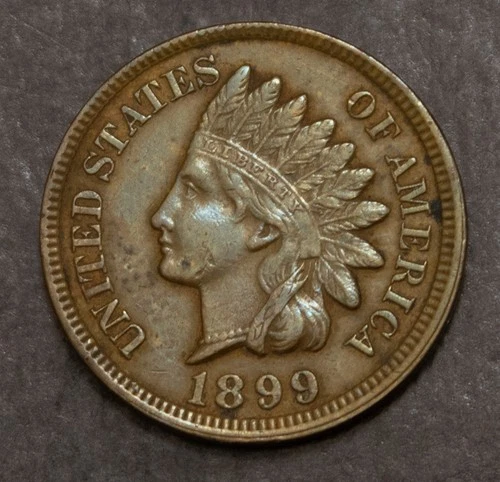 1899  Indian Cent Choice XF  Lot 2984