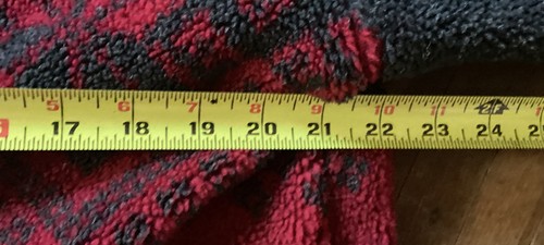 Basic Editions Mens Fleece Jacket Full Zip Multi Color Medium With Pockets - Picture 6 of 6