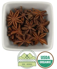 Organic Star Anise, Whole (Illicium Verum)