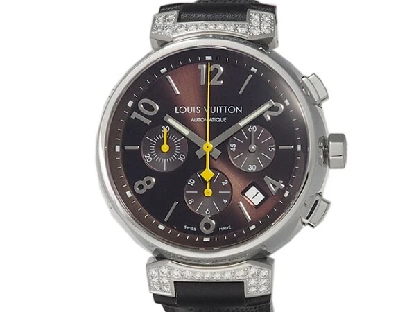 Louis Vuitton Tambour Stainless Steel 41mm Mens Watch