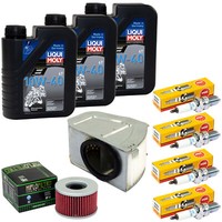 ÖL Set Wartung 3L FüR Honda CBX 550 PC04 1982-1984 Luftfilter ÖLfilter ZüNdkerze