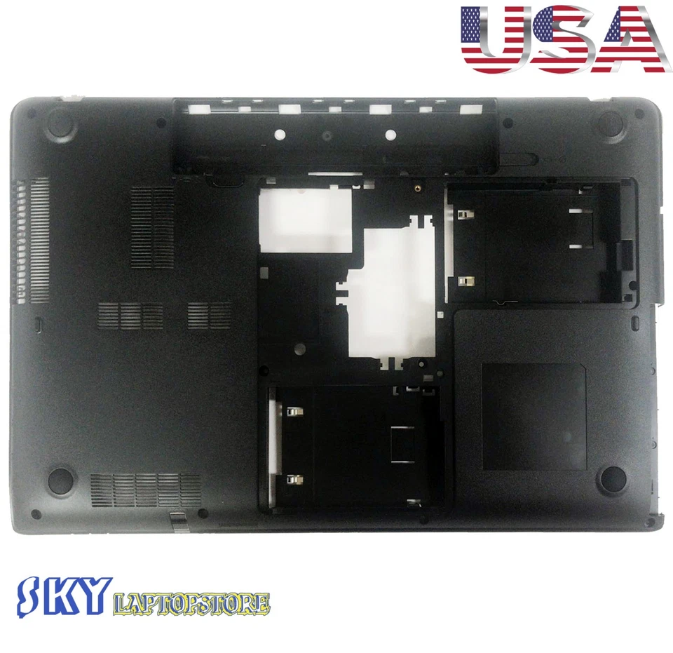 Nueva funda inferior negra Toshiba Satellite P870 P875 V000280300 EE. UU. Foto 2 de 4