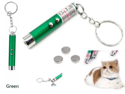 CAT TEASER FUN CAT KITTEN PEN Exercise Play Toy Mouse Projecting Pointer Flash - 第 1/13 張圖片
