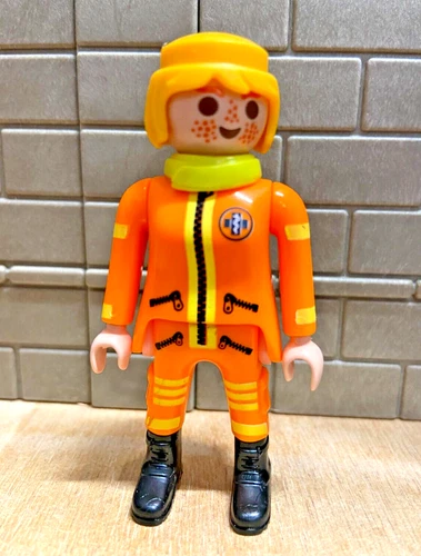 Playmobil character police gendarme firefighter 77 - for CUSTOM RARE VINTAGE