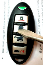 AstroStart 2514-TX 1-Way Remote Control TX60A J5F-TX60A TESTED car starter fob