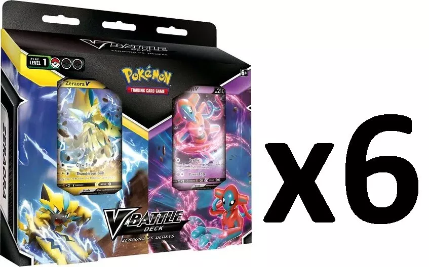  Pokémon TCG: Deoxys V or Zeraora V Battle Deck : Toys & Games