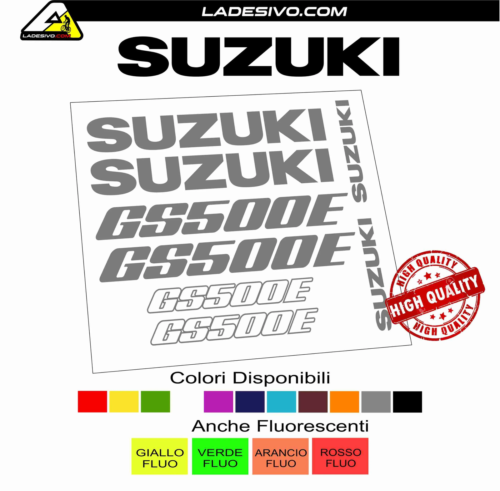 Kit adesivi decals moto Suzuki 500E - Afbeelding 1 van 14