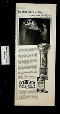 1925 Eveready Flash Lights Batteries Vintage Print Ad 27804