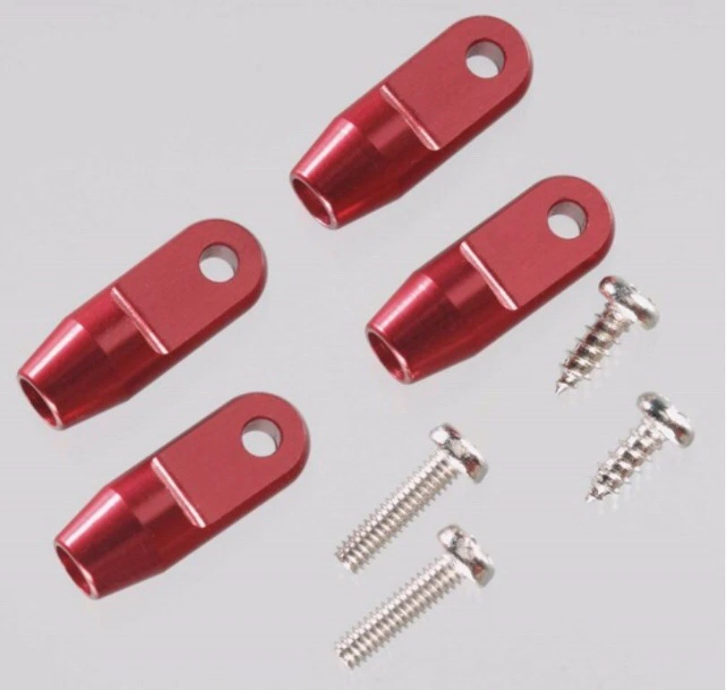 HELI-MAX MX 400 HELI ALUMINUM TAILBOOM BRACE ENDS / # HMXE9703 - Image 3 of 3