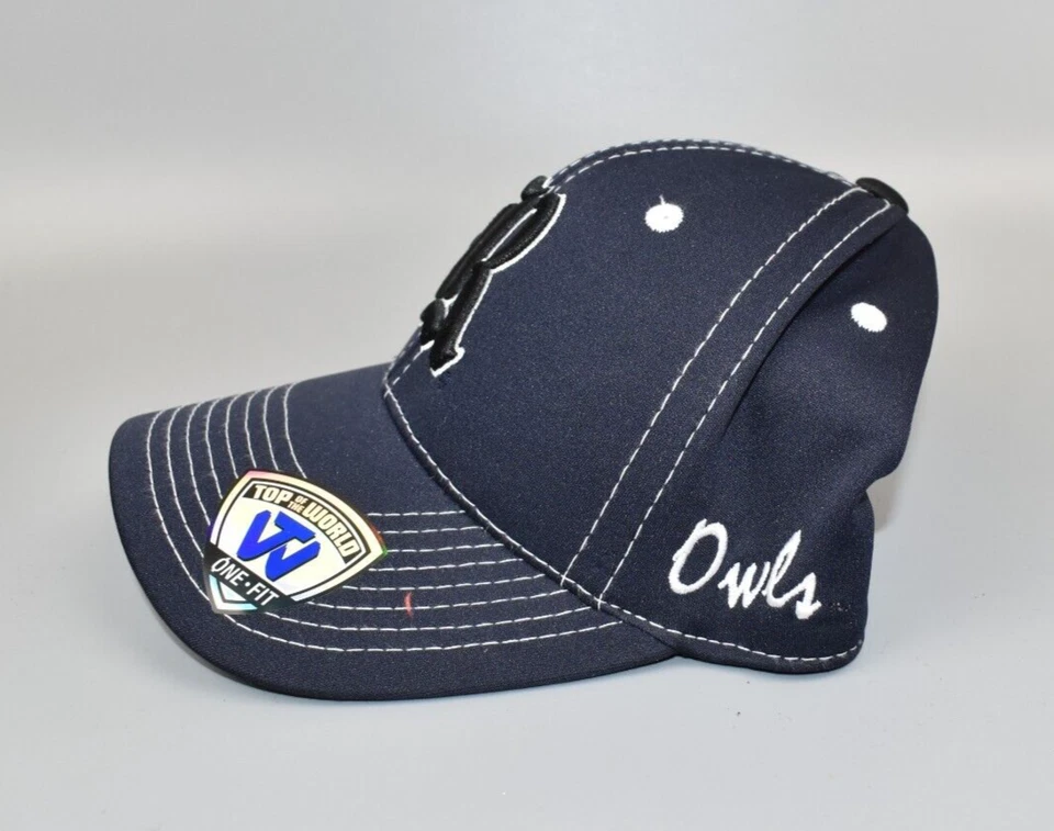 Rice Owls Top of the World Men's Fitted Cap Hat - Fits Size: 7 1/4 - Image 2 of 4