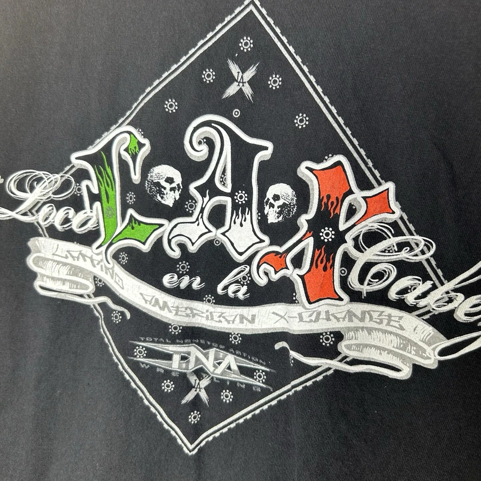 Vintage TNA Wrestling LAX Latin American X-Change Double Sided Wrestling Tee 3XL - Image 3 of 4