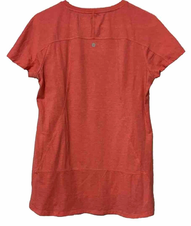 Pullover de entrenamiento de manga corta Avia para mujer color seda coral talla mediana 8-10 Foto 4 de 4