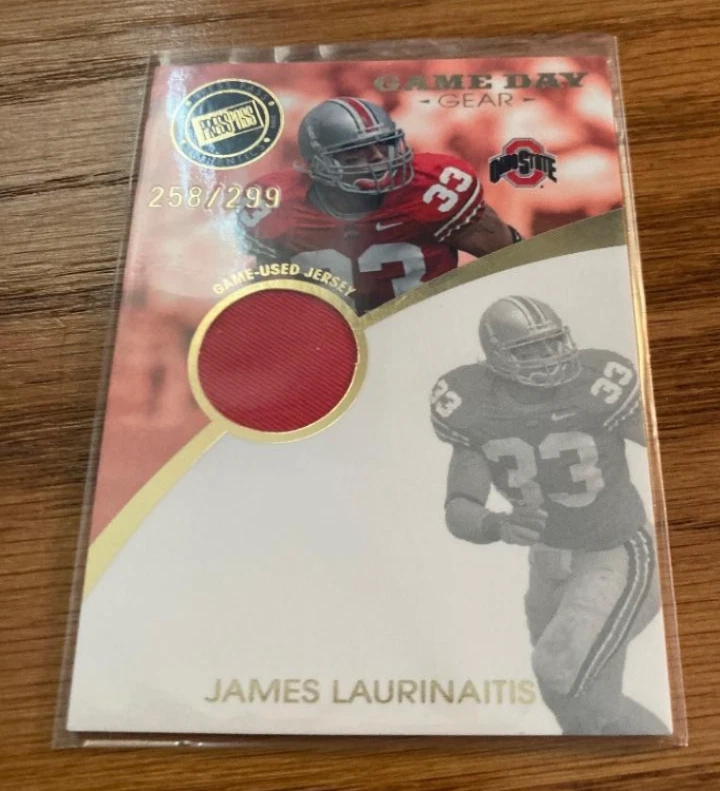 ROOKIE Buckeye Players Ohio State Jersey Uniforms Laurinaitis George You - Pick - Image 3 of 4
